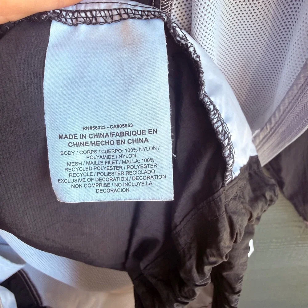 Nike Sportswear‎ Windrunner Jacket Gray Black Pink Full Zip Large Retro